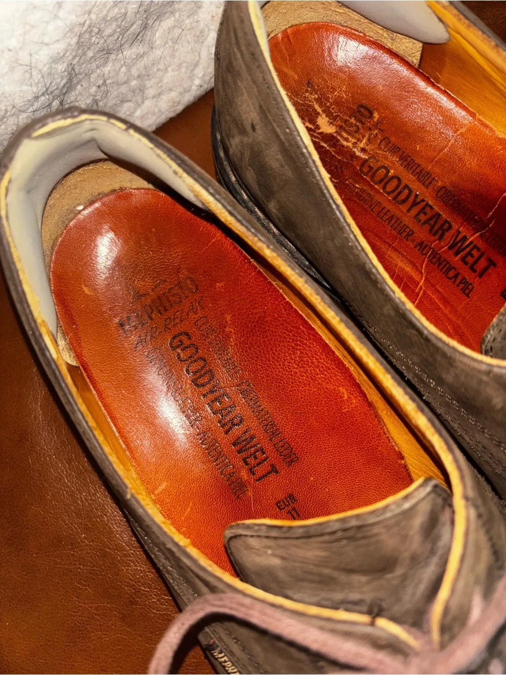 Mephisto brown nubuck